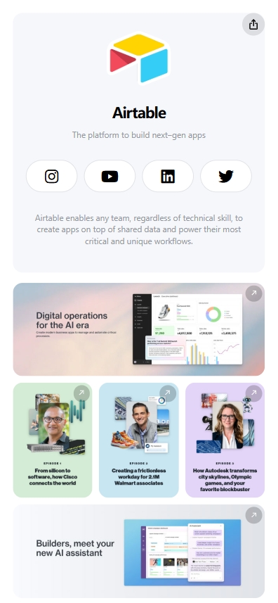 User Case airtable